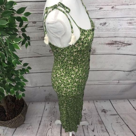 All In Favor Button Down Floral Midi Dress NWOT - Picture 5 of 10